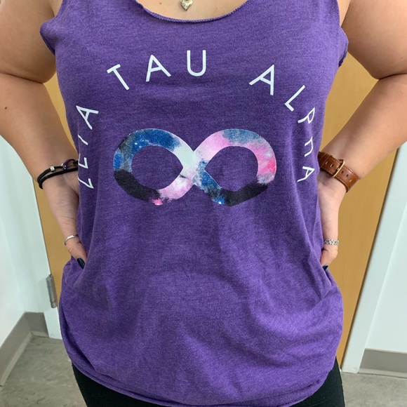 Tops - Zeta Tau Alpha sorority tank top